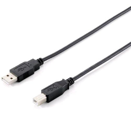 EQUIP CAVO ADATTATORE USB 2.0 DA USB-A A USB-B MASCHIO-MASCHIO 1.8 MT NERO