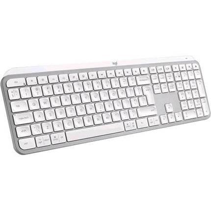 LOGITECH MX KEYS S TASTIERA WIRELESS BLUETOOTH PROFILO BASSO TASTI PROGRAMMABILI LAYOUT ITALIANO QWERTY USB-C GRIGIO CHIARO