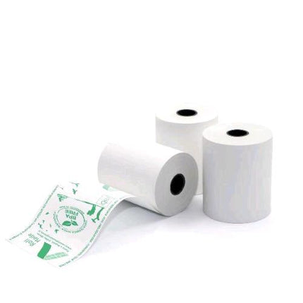 ROTOLIFICIO PUGLESE ROTOLO IN CARTA TERMICA PER CASSA OMOLOGATO 57 mm X 30 MT ANIMA 12 mm BIANCO CONF 50 Pz.