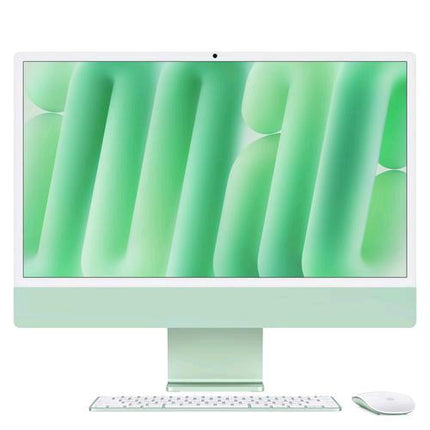APPLE iMAC 2024 24" RETINA DISPLAY 4.5K ALL IN ONE 23.5" CHIP APPLE M4 CPU 10-CORE GPU 10 CORE RAM 16GB SSD 256GB WI-FI 6E-GIGABIT LAN ITALIA VERDE