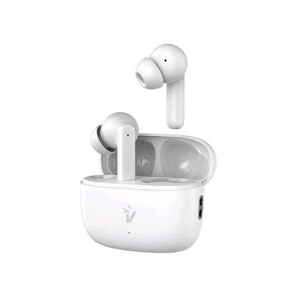 VULTECH EP-40WH POP AURICOLARI TWS BLUETOOTH 5.3 CANCELLAZIONE ATTIVA DEL RUMORE ANC e ENC IPX5 CON CUSTODIA DI RICARICA BIANCO