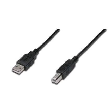 DIGITUS CAVO STAMPANTE USB 2.0 DA USB-A A USB-B MASCHIO-MASCHIO 1.8 MT NERO