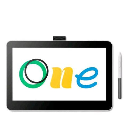 WACOM ONE 13 TOUCH PEN DISPLAY TAVOLETTA GRAFICA 13.6" 1920 lpi (LINEE PER POLLICE) 294 x 165mm USB 4.096 LIVELLI DI PRESSIONE BIANCO