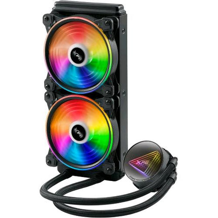 ADATA XPG LEVANTE X 240 ARGB ALL-IN-ONE ARGB CPU LIQUID COOLER DISSIPATORE A LIQUIDO DUAL FAN 2 VENTOLE x 120mm NERO