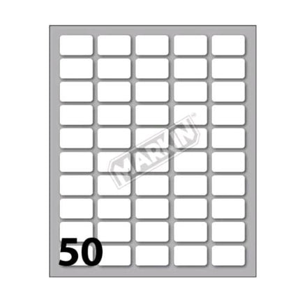 MARKIN ETICHETTE ADESIVE 20X12 mm BIANCO CONF 500 Pz.