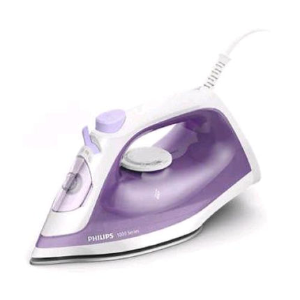 PHILIPS DST1020/30 FERRO DA STIRO A VAPORE 1800W PIASTRA ANTIADERENTE CON PUNTA SOTTILE MODALITA' ECO VAPORE REGOLABILE VIOLA BIANCO