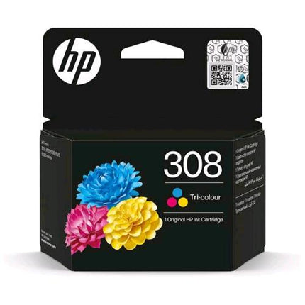 HP 308 TRICOLOR CARTUCCIA INCHIOSTRO IN TRICROMIA GIANO MAGENTA GIALLO 120 PAGINE