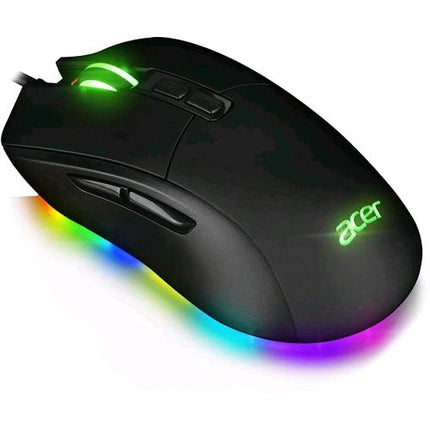 ACER STARLIGHT-GM1000 MOUSE GAMING RGB USB CON 7 PULSANTI 10.000 DPI IPS 100 ACCELERAZIONE 20g CAVO ROVESTITO IN TESSUTO 1.7 MT NERO