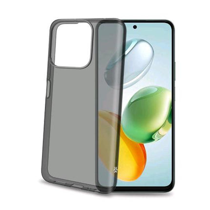 CELLY HONOR 200 SMART COVER IN MORBIDO TPU NERO TRASPARENTE