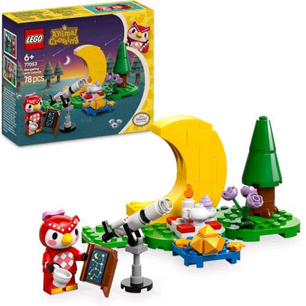 LEGO ANIMAL CROSSING OSSERVANDO LE STELLE SET CON CELESTE CON MINIFIGURA E TELESCOPIO