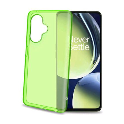 CELLY ONEPLUS NORD CE 3 LITE COVER IN MORBIDO TPU TRASPARENTE VERDE