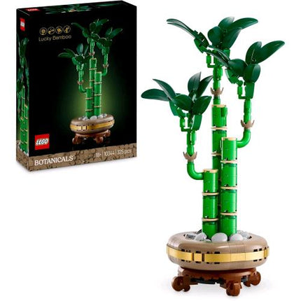 LEGO BOTANICALS BAMBŸ DEL BUON AUSPICIO PIANTA ARTIFICIALE CON VASO FINTO DA COSTRUIRE