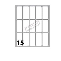 Markin etichette adesive 46X20 mm bianco conf 150 pz.