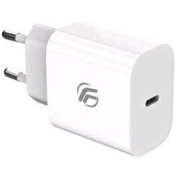 Fenner caricabatterie da rete 20 W fast charge USB-C bianco