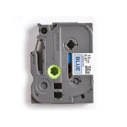 BROTHER TZE531 NASTRO PER ETICHETTATRICE LAMINATO 12MM COLORE BLU STAMPA BLACK