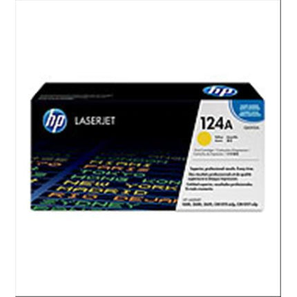 HP 124 A Q6002A TONER LASER-JET 2.000 PAGINE GIALLO PER CLJ2600