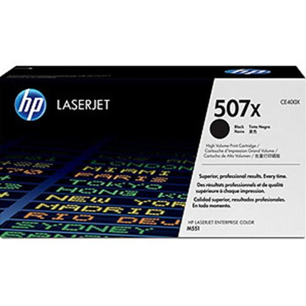 HP 507X TONER NERO PER LJ ENTERPRISE 500COLOR M551N-M551XH-COLOR LASERJET M570DN/M575F MFP-LASERJET M570DW -LASERJET 500 M575DN GARANZIA ITALIA (CE400X)
