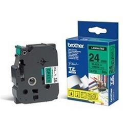 Brother TZE751 nastro per etichettatrice 24MM colore green stampa black