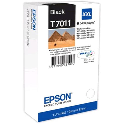 EPSON T7011 CARTUCCIA INKJET NERO PER WP4015 WP4095 WP4515 WP4525 WP4595