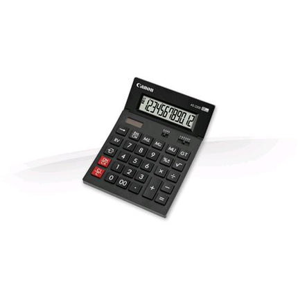 CANON AS-2200 CALCOLATRICE DA TAVOLO 12 CIFRE ALIMENTAZIONE SOLARE/BATTERIA COLORE NERO