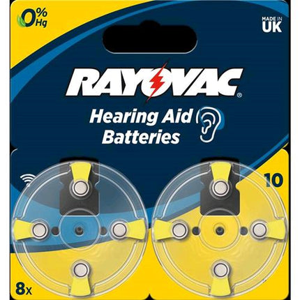 VARTA ACUSTICHE BATTERIA A BOTTONE ZINCO ARIA 10 AE 230HPX PZA230 BLISTER 8 Pz.