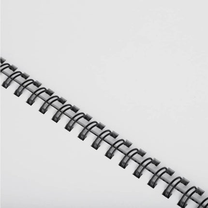 FELLOWES DORSI A SPIRALE IN METALLO PASSO 3:1 34 ANELLI DA 14 mm A4 RILEGATURA MIN.101 MAX 130100 FOGLI COL. NERO CONF 100 PZ.