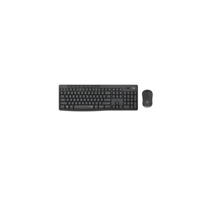 LOGITECH MK295 SILENT KIT TASTIERA E MOUSE TASTIERA E MOUSE WIRELESS OTTICO 1.000 DPI 3 TASTI QUERTY USA INTERNAZIONALE GRAFITE