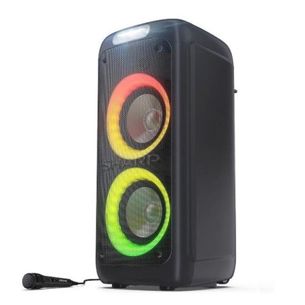 SHARP PS-949 XPARTY STREET BEAT SPEAKER BLUETOOTH PORTATILE TWS 260W USB AUX LUCI LED RGB EFFETTO SUPER BASS NERO