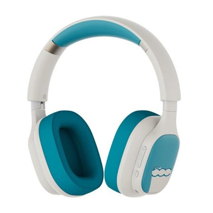 CELLY 500 COLLECTION CUFFIE WIRELESS PIEGHEVOLI CON MICROFONO CONTROLLO CHIAMATE E VOLUME/MUSICA USB-C BIANCO BLU