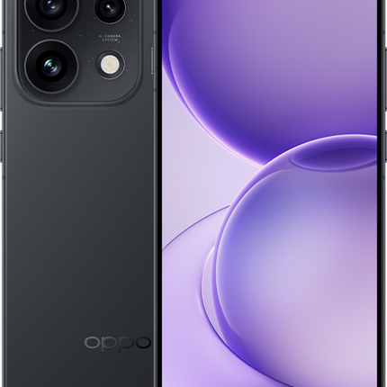 OPPO Reno16 Pro 5G Starlight Black, fronte e retro